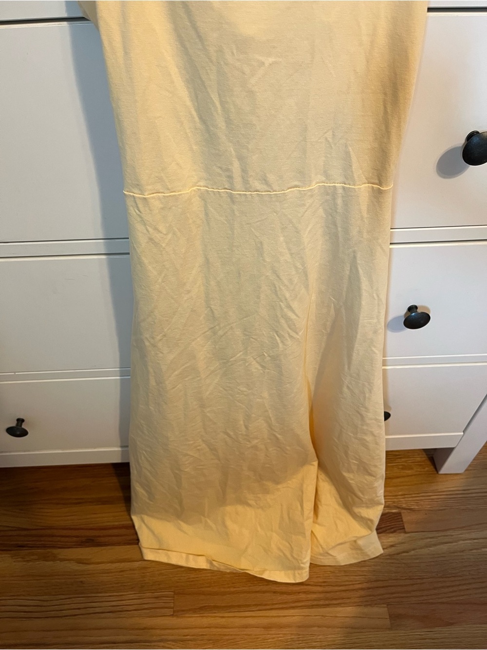 Pact Pale Yellow Spaghetti-Strap Maxi Dress - Picture 3 of 6